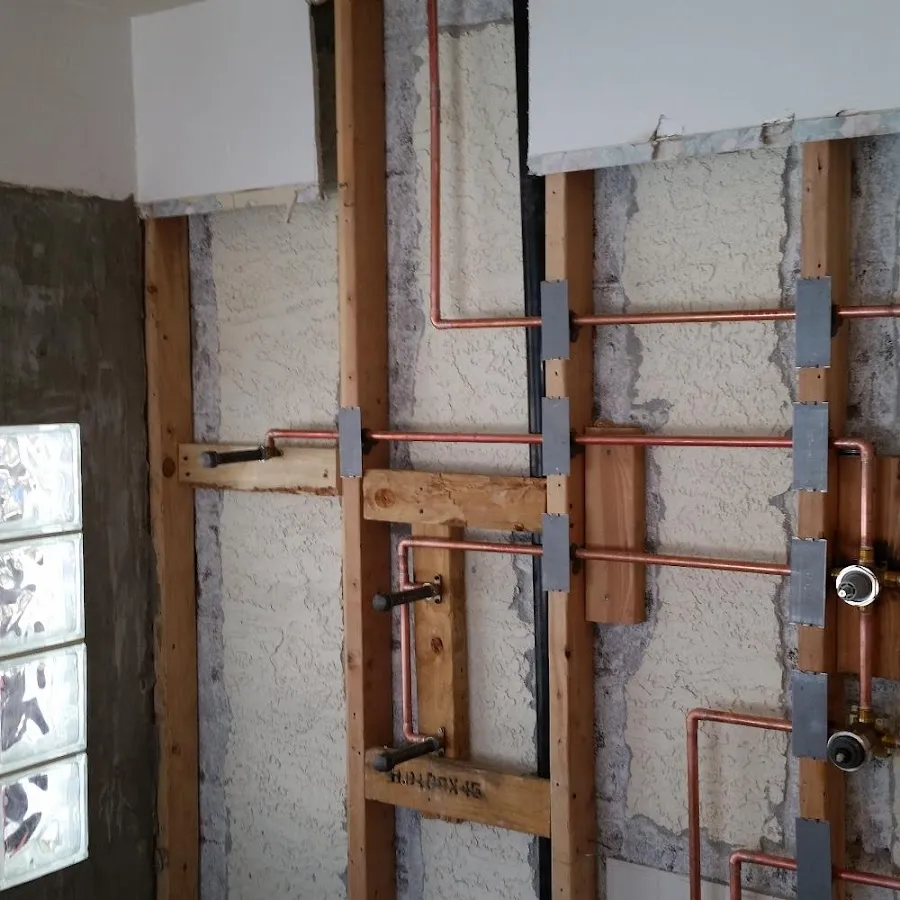 Copper pipe installation for Repiping in Locust