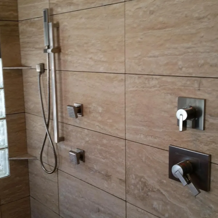 Shower fixture installation for Water Heater Replacement in Locust